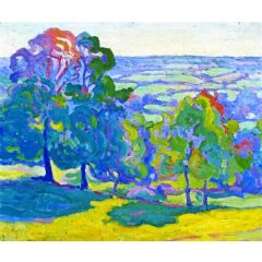 Evening in the Culme Valley Painting Reproduction