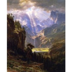 Rock Mountains Painting Reproduction