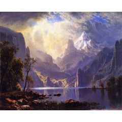 In the Sierras Painting Reproduction
