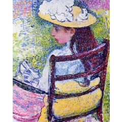 Portrait of Jeanne Pissarro Painting Reproduction