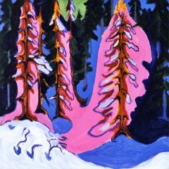At the Edge of the Forest Painting Reproduction