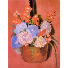 Chaudron aux hortensias Painting Reproduction