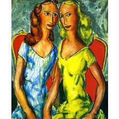 Two Sisters Painting Reproduction
