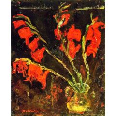Gladiolas Painting Reproduction