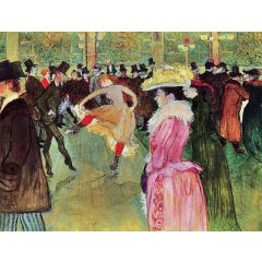 Dance at the Moulin Rouge Painting Reproduction