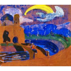 The Comet(also known as Night Rider?) Painting Reproduction