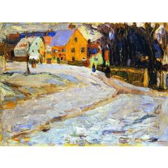 Schwabing, Nikolaiplatz Painting Reproduction