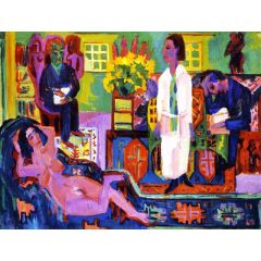 Moderne Bohème Painting Reproduction