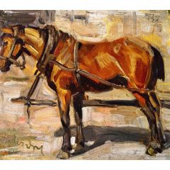 Small Study of a Horse I Painting Reproduction