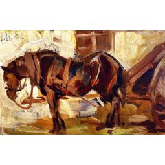 Small Study of a Horse II Painting Reproduction