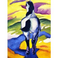 Blue Horse II Painting Reproduction