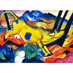 The Yellow Cow Painting Reproduction