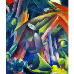 Forest Interior with Bird, also known as Forest Interior with Dove Painting Reproduction