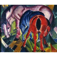 Mare with Foals Painting Reproduction