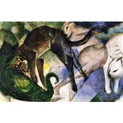Playing Cats, also known as Picture of Cats Painting Reproduction