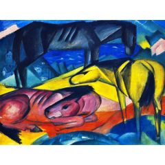 Three Horses II Painting Reproduction