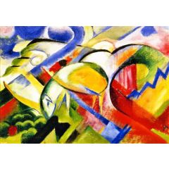 Sheep Painting Reproduction