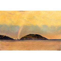 Rainbow over the Arctic Painting Reproduction