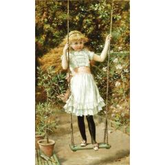 The Garden Swing Painting Reproduction