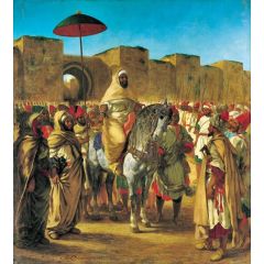 Sultan of Morocco: Moulay Abd-Er-Rahman Painting Reproduction