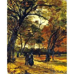 In the Bois de Boulogne Painting Reproduction