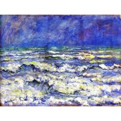 Open Sea, Stormy Weather Painting Reproduction