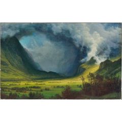 Storm in the Mountains Painting Reproduction