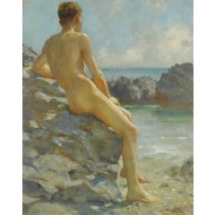 The Bather Painting Reproduction