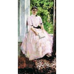 Portrait of the Actress Tatiana Lyubatovich. Painting Reproduction