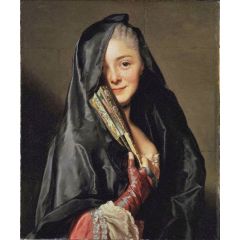 The Lady with the Veil, also known as The Artist’s Wife Painting Reproduction