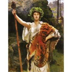 The Priestess of Bacchus Painting Reproduction