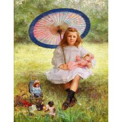Little nurse Doris Painting Reproduction