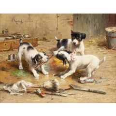 The painter dispute Painting Reproduction