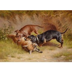 Hunting Painting Reproduction