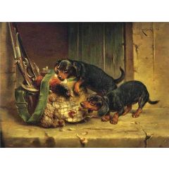 The Day’s Trophies Painting Reproduction