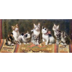 Cat Family Painting Reproduction