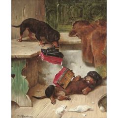 Up to no good Painting Reproduction