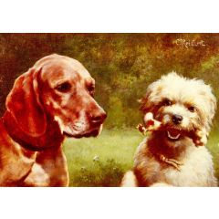 The Cynic and the Philosopher Painting Reproduction