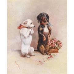 White and Black Painting Reproduction