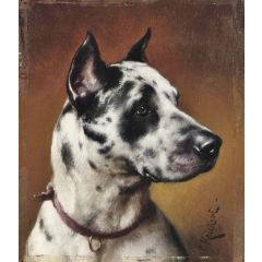 The great Dane Painting Reproduction