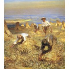 Harvesting the Sheaves Painting Reproduction
