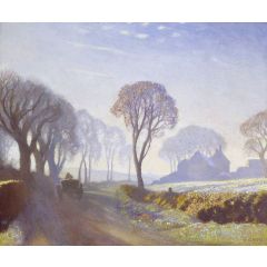 The Road, Winter Morning Painting Reproduction