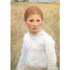 Brown Eyes Painting Reproduction