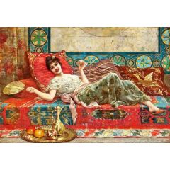 Refreshments in the Harem Painting Reproduction