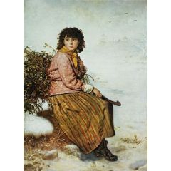 The Mistletoe Gatherer Painting Reproduction