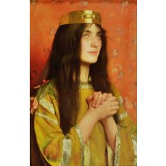 La Reine Clothilde Painting Reproduction