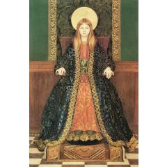 The Child Enthroned Painting Reproduction