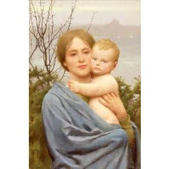 The Madonna of the Mount Painting Reproduction