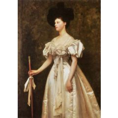 A Portrait of Miss Winifred Grace Hegan Kennard Painting Reproduction