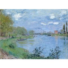 The Banks of the Seine at la Grande Jatte Painting Reproduction